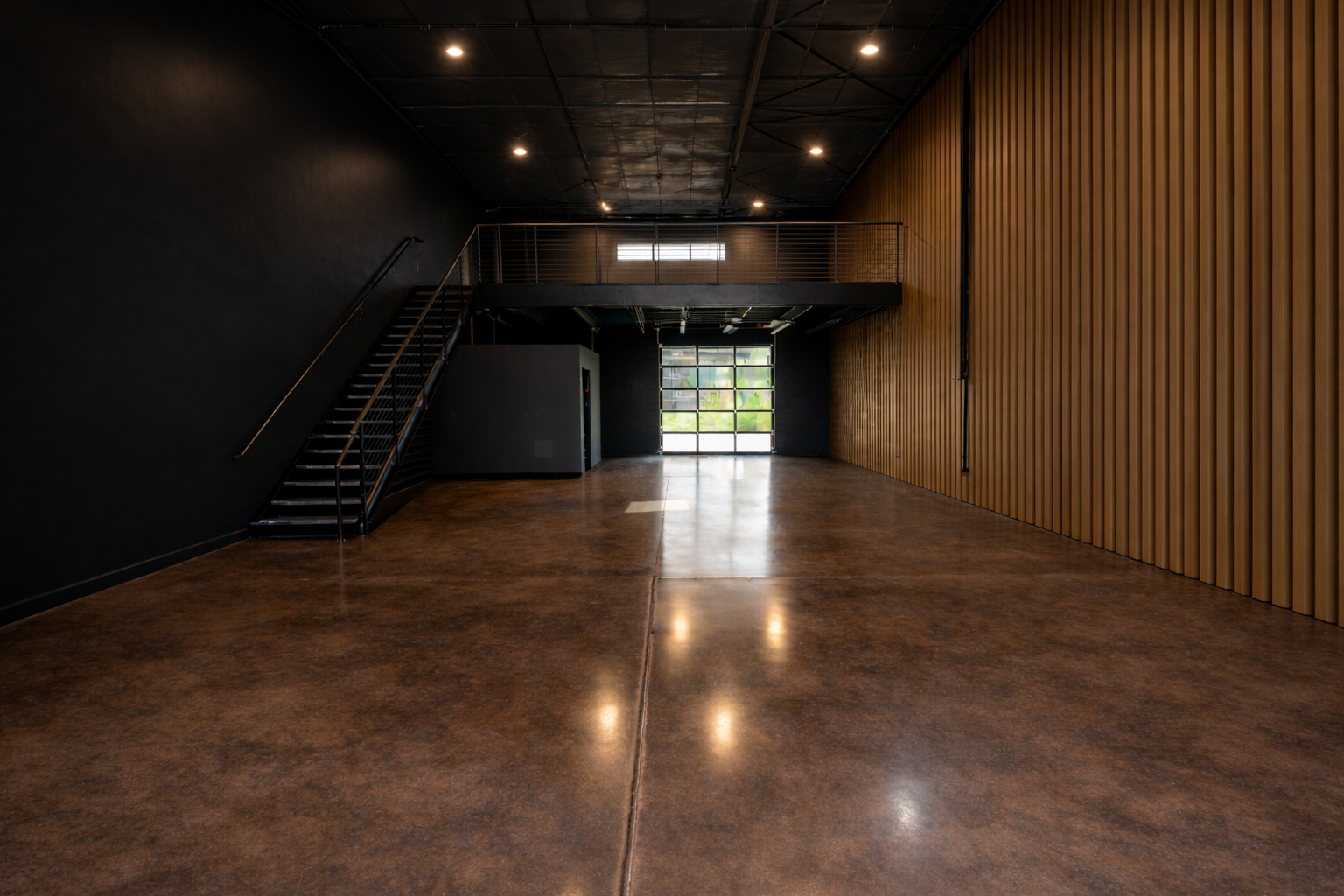 Wood Slat Paneling - Dark Theme - Mocha Polish